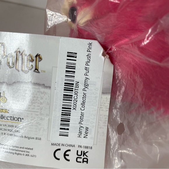 Wizarding World Harry Potter Pink Pygmy Puff Plush The Noble Collection NEW - Picture 6 of 9